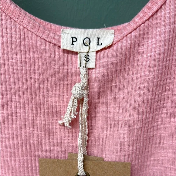 NWT POL Blush Pink Tunic, size Small - Picture 2 of 4